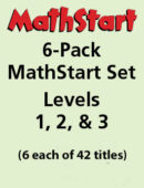 6-Pack MathStart Set – Levels 1, 2, & 3 – (6 each of 42 titles)