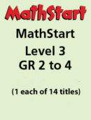 MathStart Level 3 – GR 2 to 4 – (1 each of 14 titles)