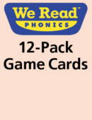 12-Pack of We Read Phonics Game Cards