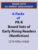 6-Pack of Boxed Sets of Nonfiction Early Rising Readers-Grades PK-K (216 books total)