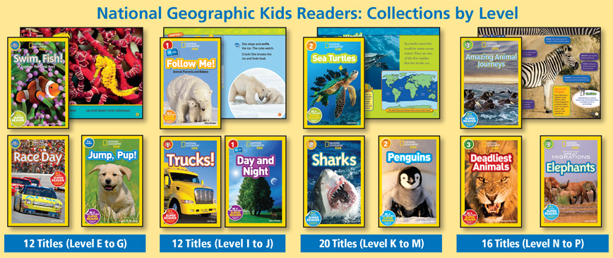 Lot of 8 National Geographic Kids Level 3 Paperback Books MIX