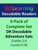 6-Pack - DK Decodable Adventure Sets (6 each of 56 titles)