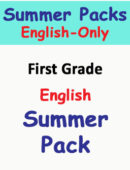 Summer Packs / English-Only: Getting Ready for First Grade