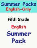 Summer Packs / English-Only: Getting Ready for Fifth Grade