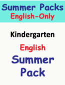 Summer Packs / English-Only: Getting Ready for Kindergarten
