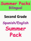 Summer Packs / Bilingual (Span/Eng): Getting Ready for Second Grade