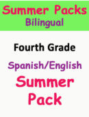 Summer Packs / Bilingual (Span/Eng): Getting Ready for Fourth Grade