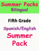 Summer Packs / Bilingual (Span/Eng): Getting Ready for Fifth Grade