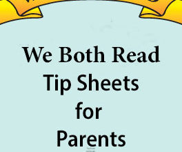 We Both Read - Tip Sheets (30) for Parents