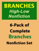 6-Pack of Branches High-Low Nonfiction Set-Grades 3-8 (144 titles)